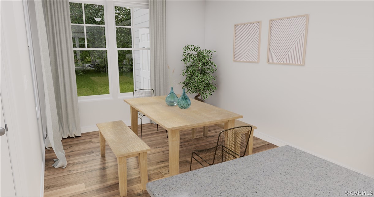 12208 Lightning Bug Loop Midlothian, VA 23112 - Photo 9 of 36 a view of a dining room with furniture and front door