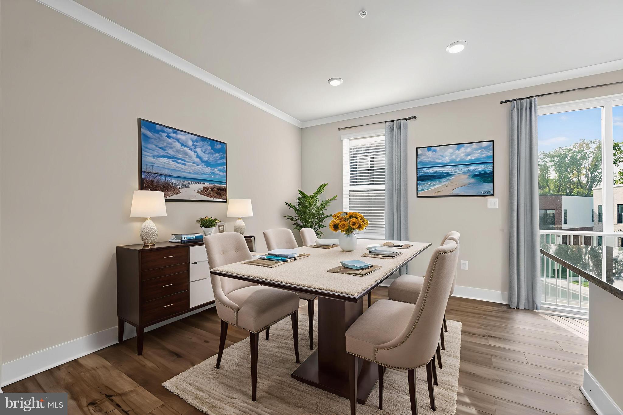 1511 Roland Heights Avenue Baltimore, MD 21211 - Photo 12 of 42 a view of a dining room with furniture and wooden floor