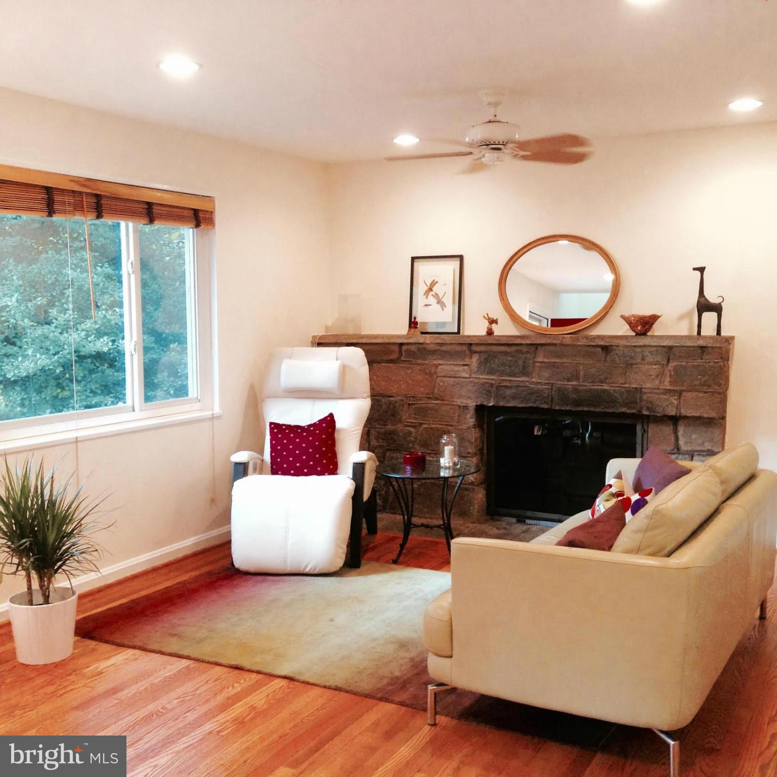 15 Park Valley Road Silver Spring, MD 20910 - Photo 14 of 30 a living room with furniture a window and potted plants