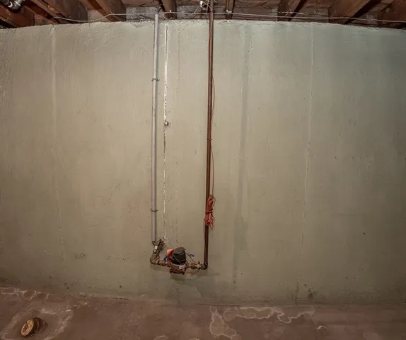 a view of a storage room