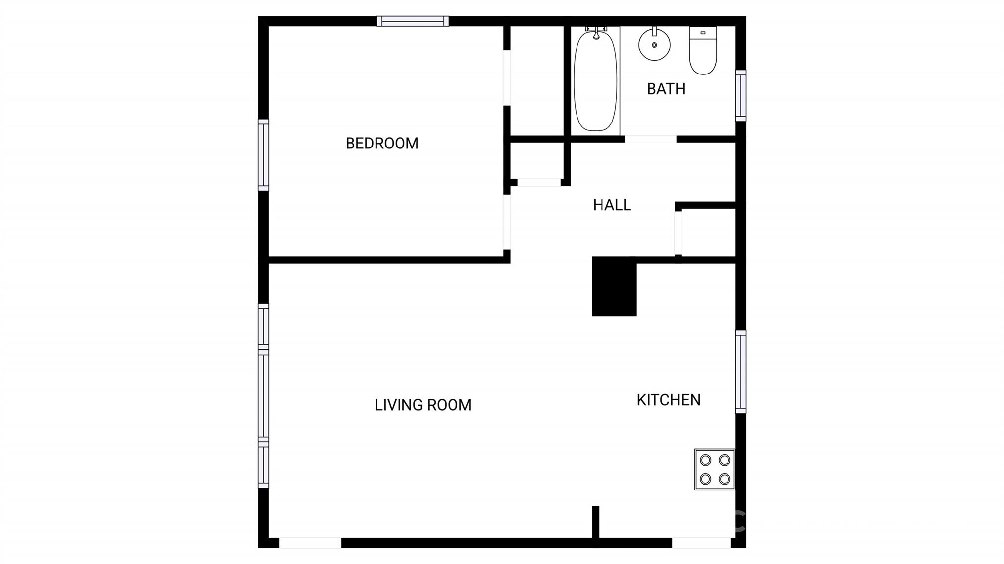 349 Wakefield Drive, Unit A Charlotte, NC 28209 - Photo 20 of 20 a picture of a bench in front of door