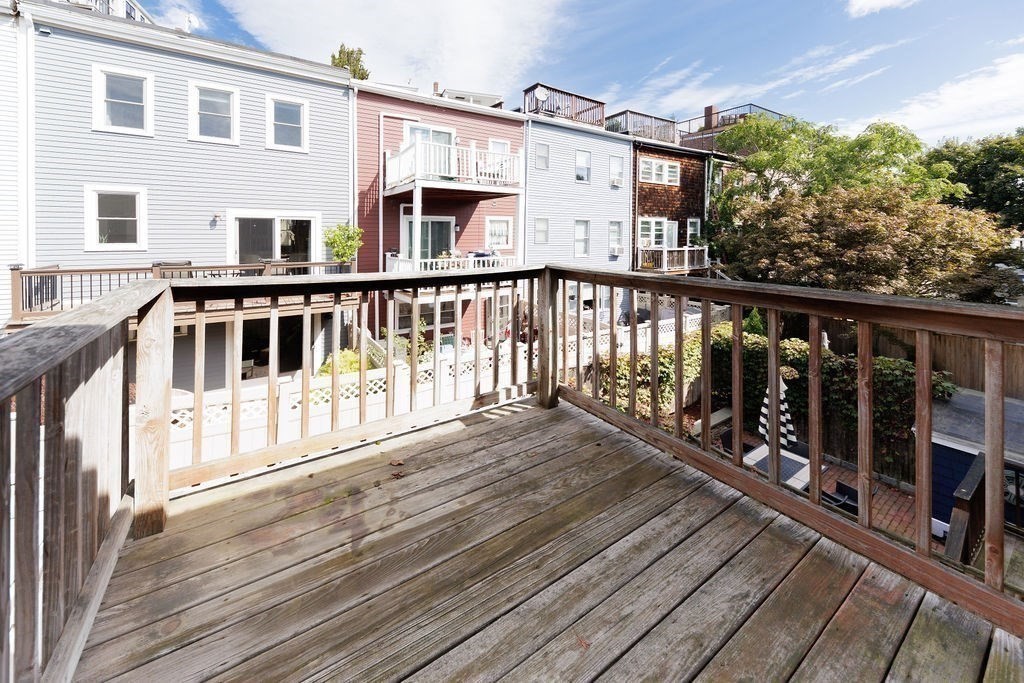 33 Russell Street Boston, MA 02129 - Photo 20 of 27 a view of a wooden deck