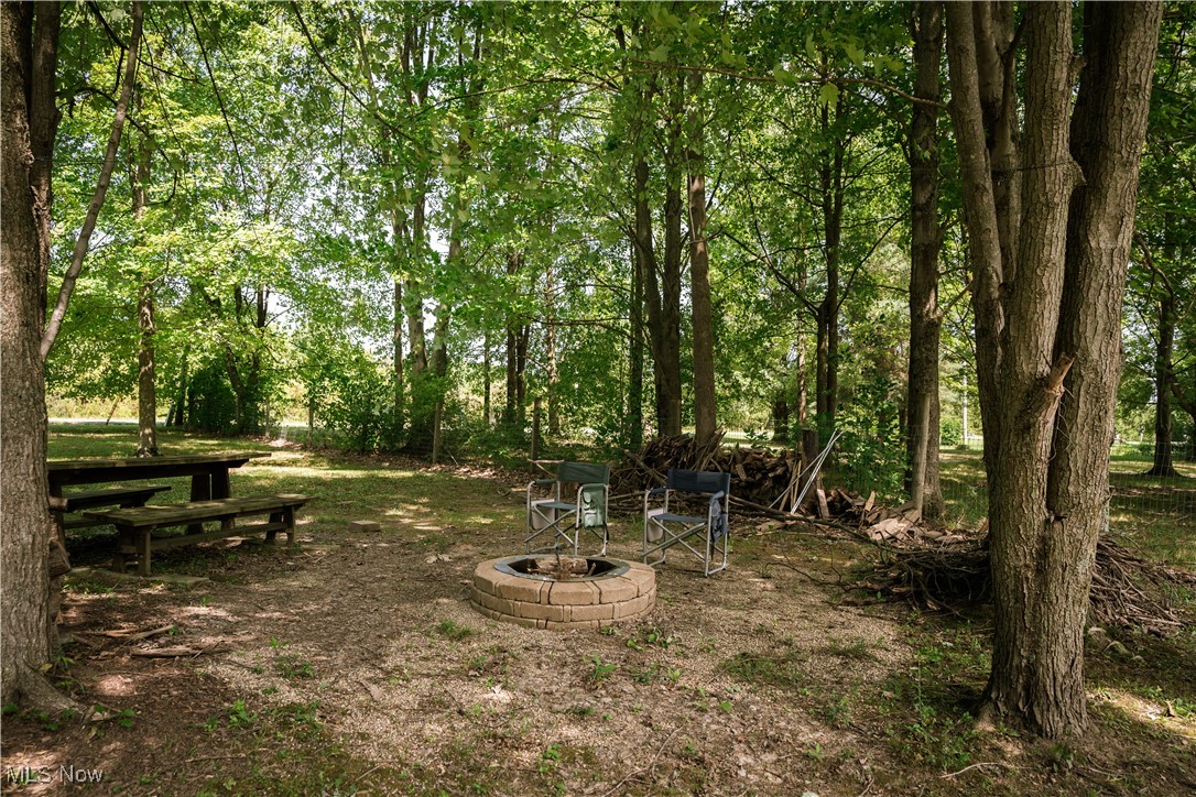 7946 Kennard Road Lodi, OH 44254 - Photo 9 of 20 View of yard with an outdoor fire pit