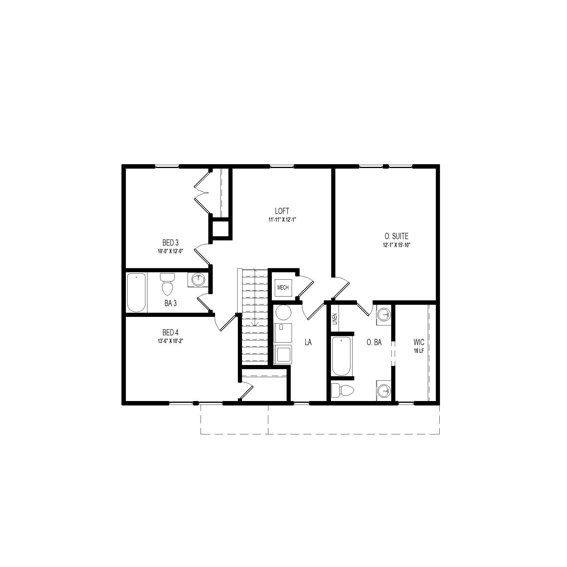 307 Sangaree Road, Unit LOT #334 Walterboro, SC 29488 - Photo 3 of 3 1802 2-Car - Floor Plan - BROCHURE - GRP