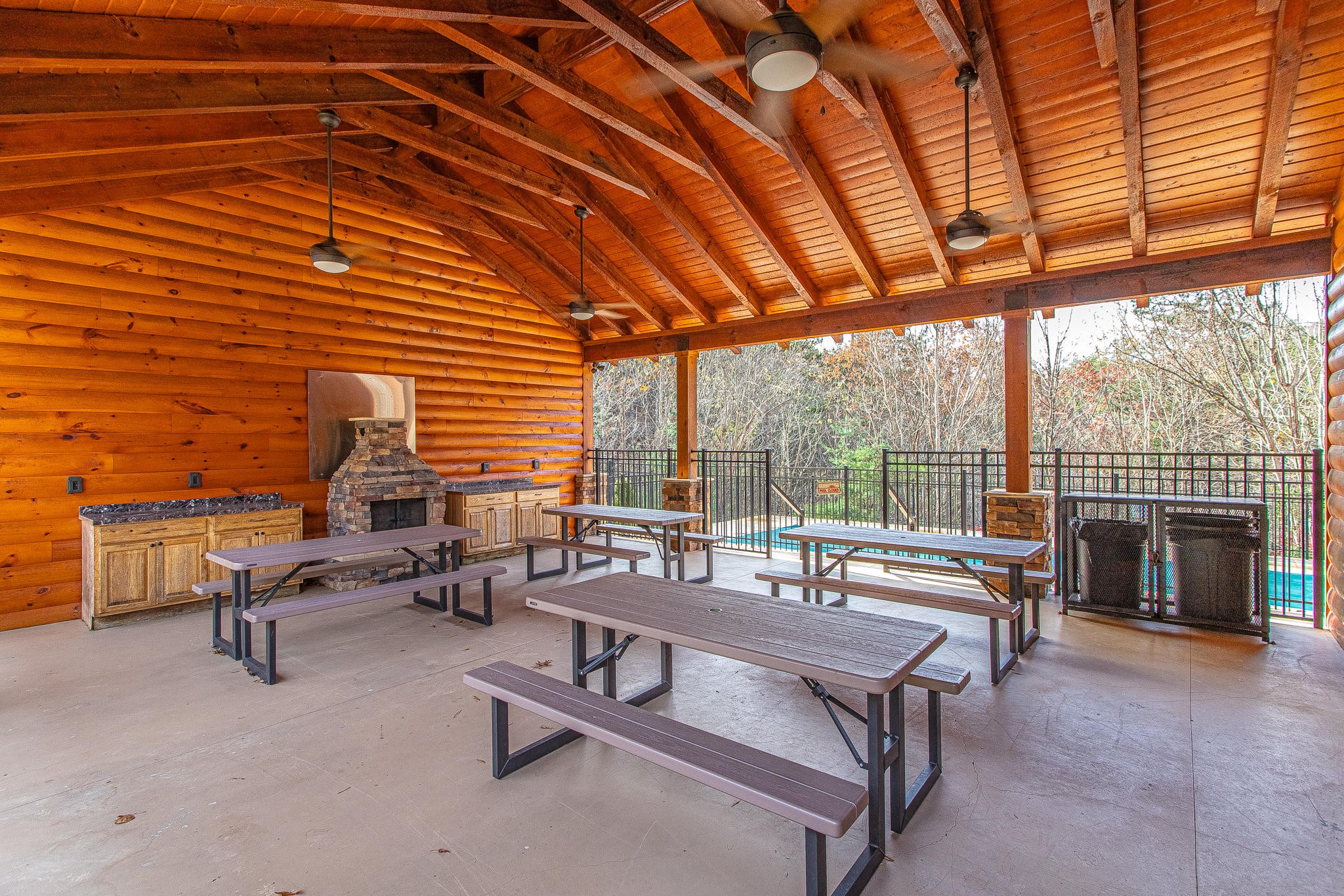 64 Smoky Ridge Way Sevierville, TN 37862 - Photo 11 of 12 a living room with furniture a fireplace and city view