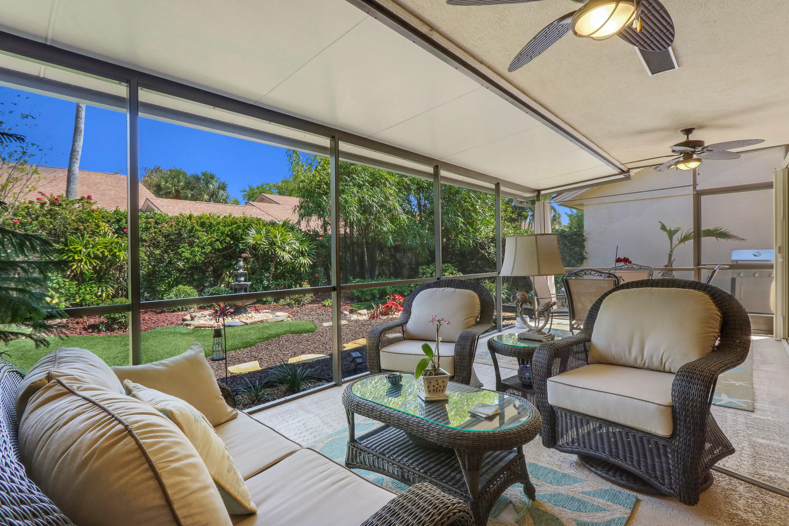 305 Natchez Court Jupiter, FL 33477 - Photo 24 of 37 Patio with fans