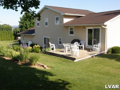 220 Barlieb Road Nazareth, PA 18064 - Photo 2 of 8 a front view of a house with garden and porch