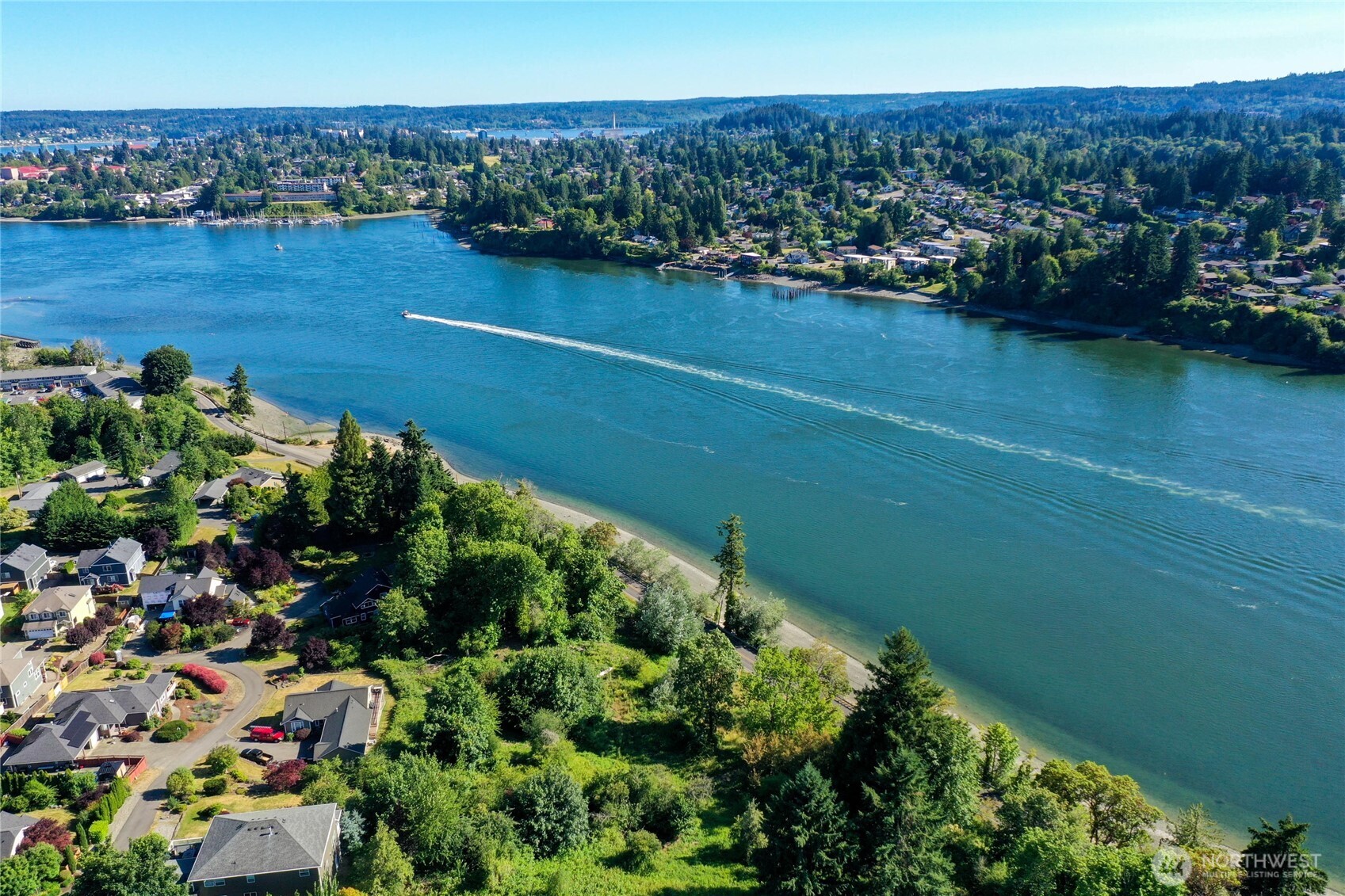 -xxx Tracyton Beach Road Northwest Bremerton, WA 98310 - Photo 14 of 26 a view of a lake with a mountain
