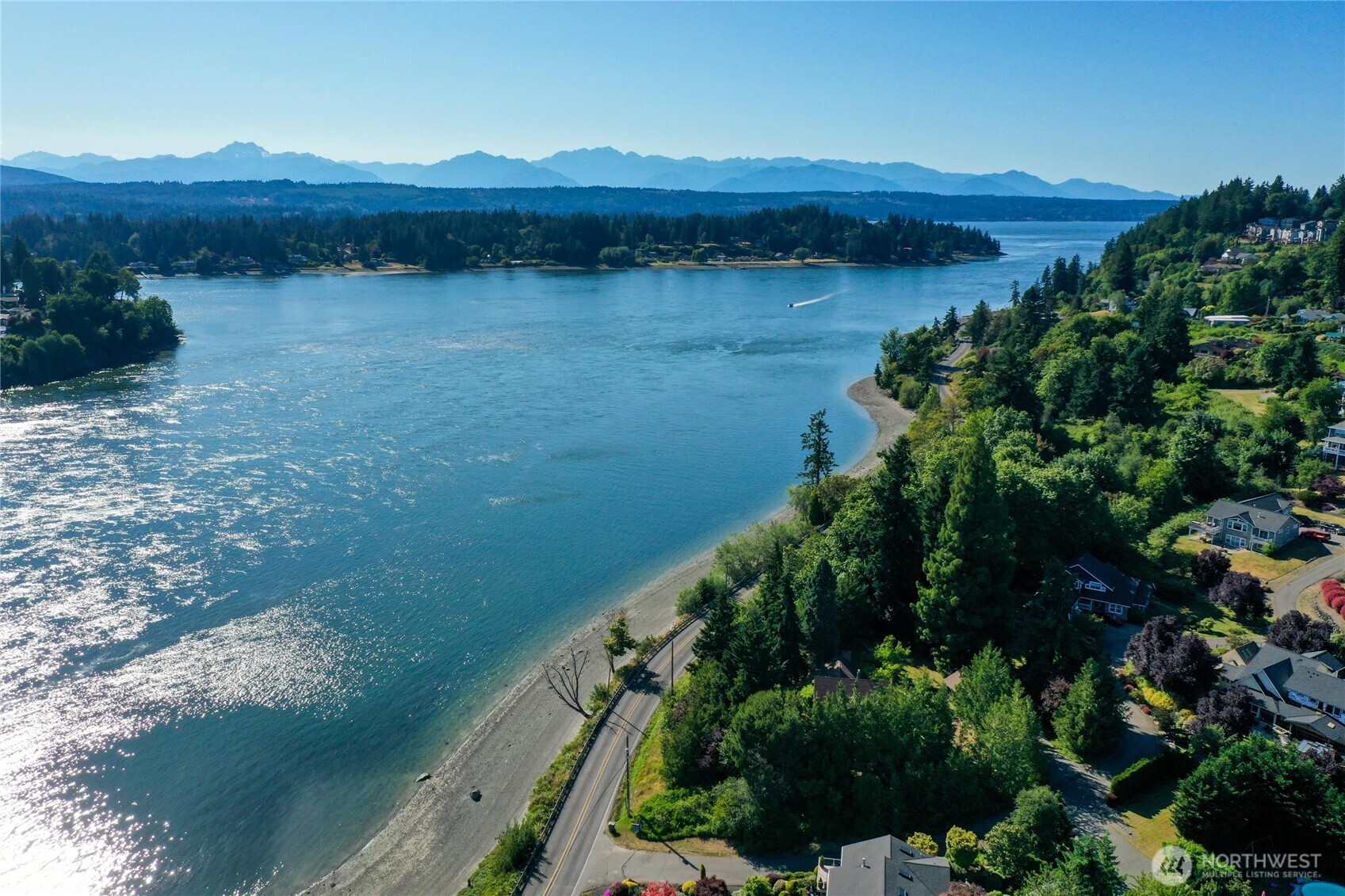 -xxx Tracyton Beach Road Northwest Bremerton, WA 98310 - Photo 21 of 26 a view of a lake with a yard