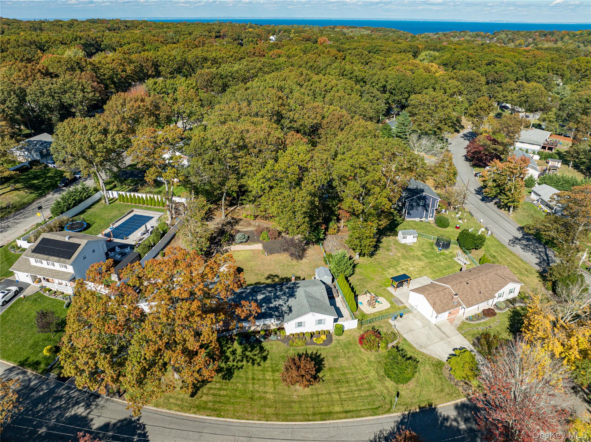 3 Walnut Road Rocky Point, NY 11778 - Photo 45 of 46 an aerial view of residential houses with outdoor space