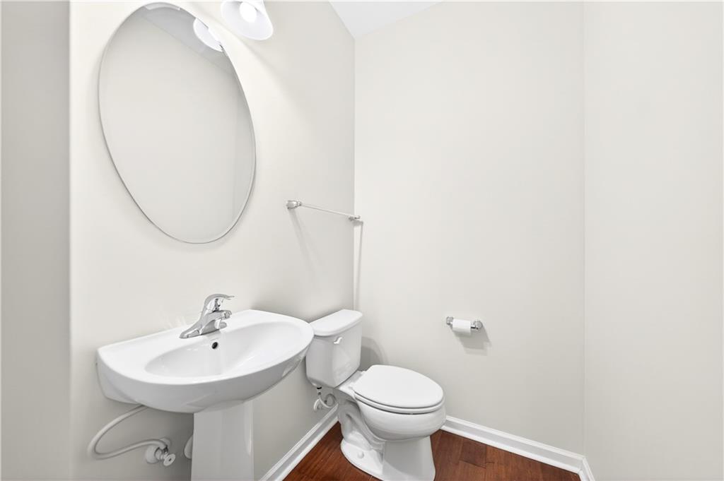 312 Maple Ridge Drive Canonsburg, PA 15317 - Photo 7 of 41 Half bath tucked between the living room & kitchen...