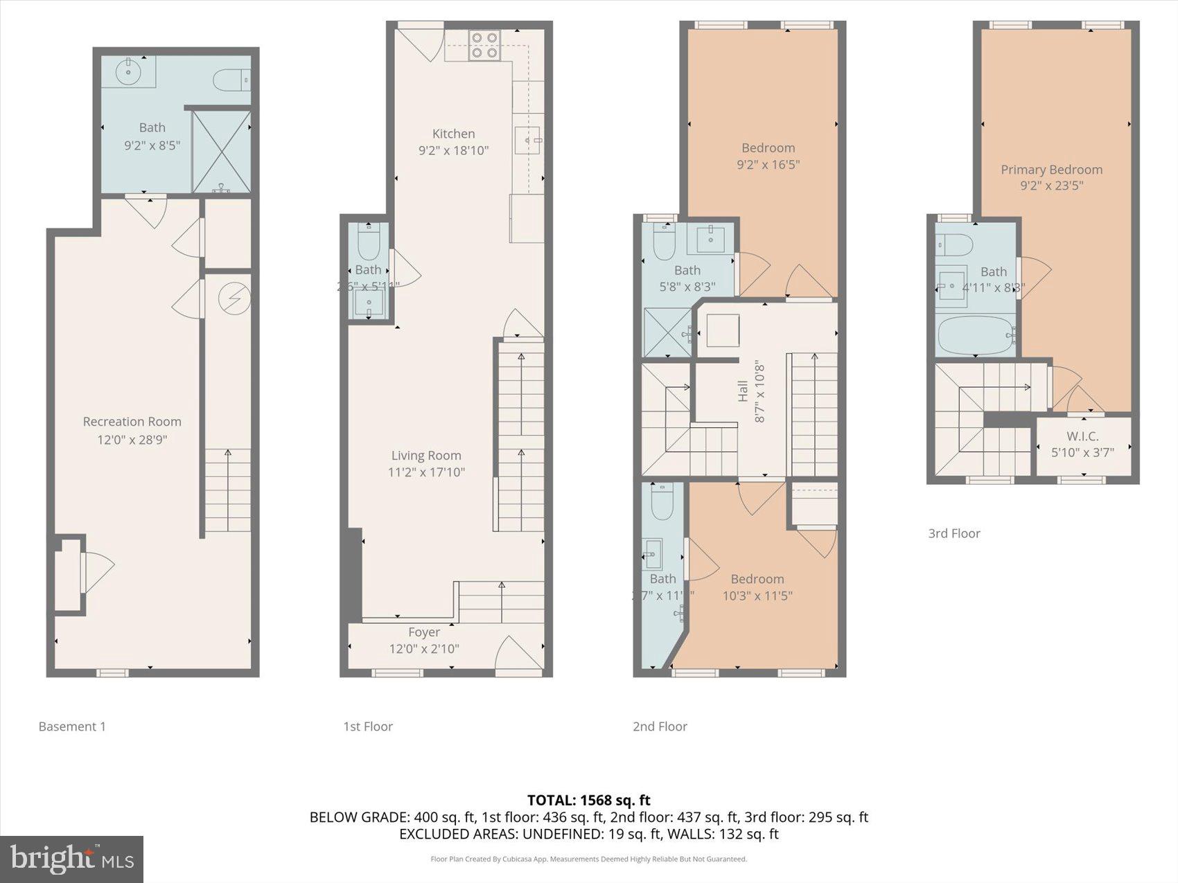 407 Pitman Place Baltimore, MD 21202 - Photo 38 of 42 a picture of a floor plan