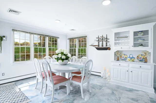 a close view of closet