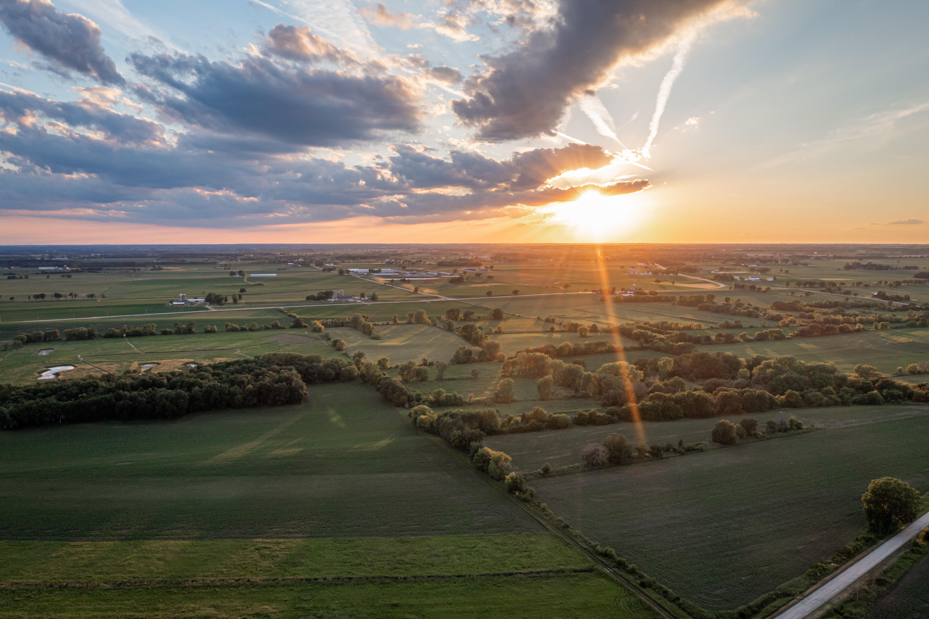 Western View at Sunset