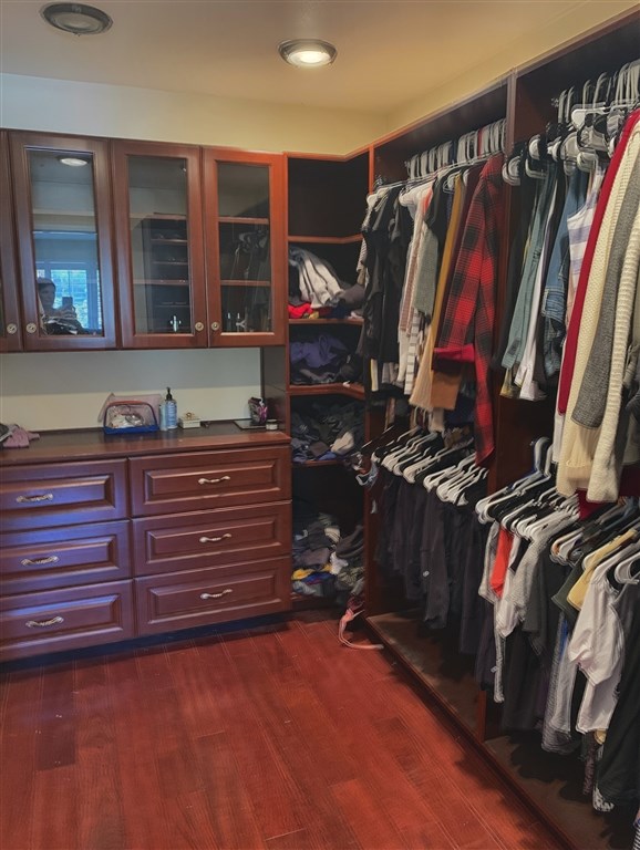 62 Pepper Tree Road Chula Vista, CA 91910 - Photo 10 of 17 a view of walk in closet with clothes and shoes
