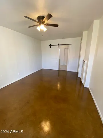 a view of an empty room