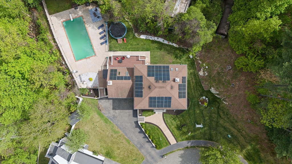 87 Hammersmith Drive Saugus, MA 01906 - Photo 2 of 37 an aerial view of a house with outdoor space and a lake view