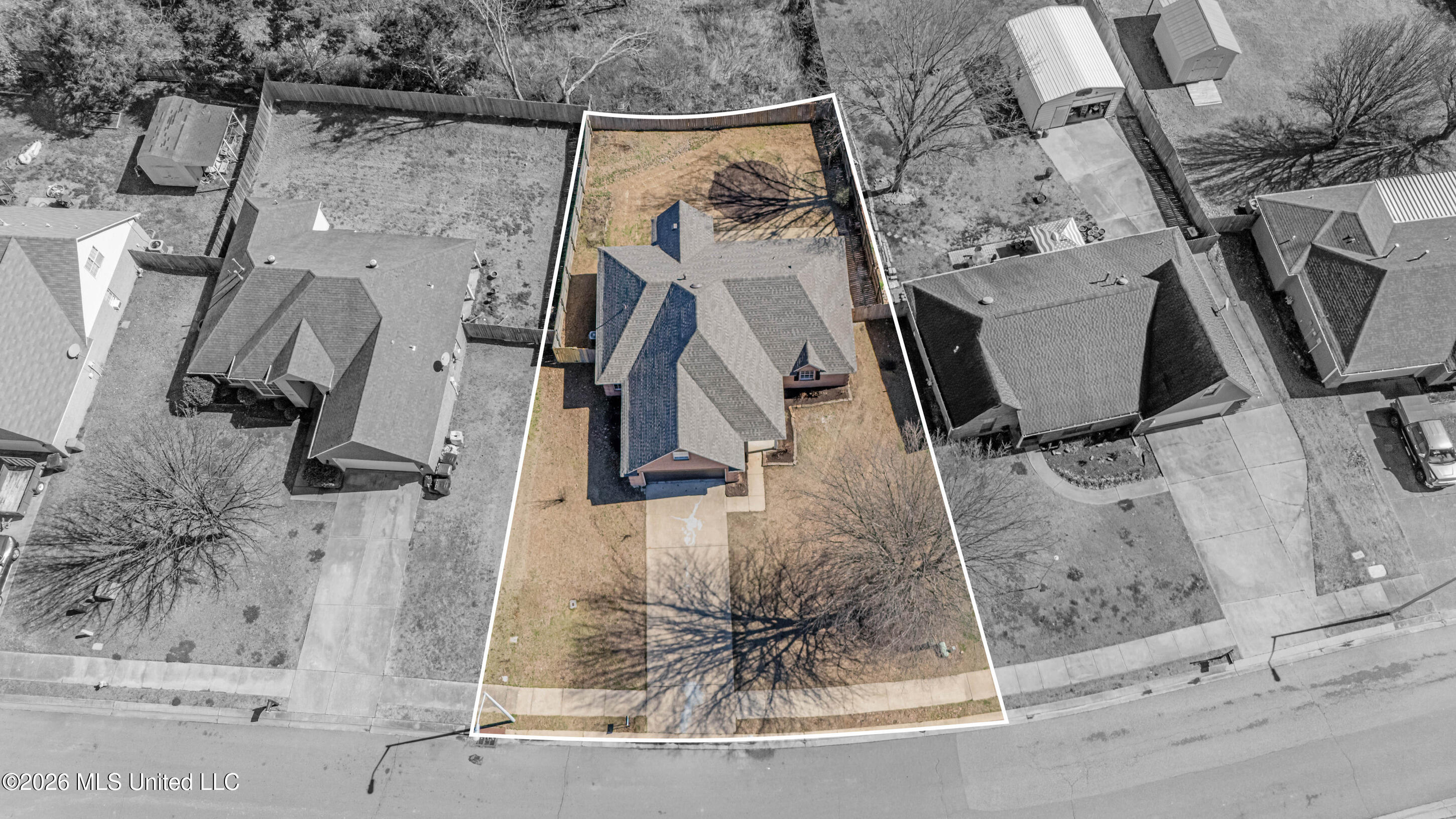 6716 Branch Road South Olive Branch, MS 38654 - Photo 4 of 37 DJI_20260227113043_0187_D_print lot line