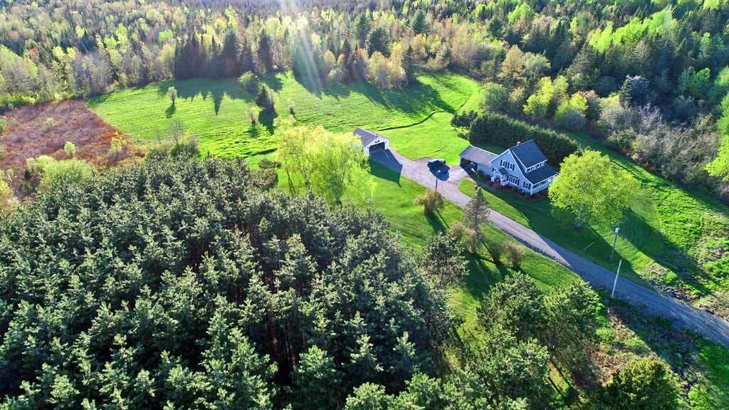 93 Town Line Road Linneus, ME 04730 - Photo 5 of 89 aerial-me-farm-drone