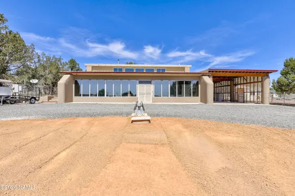 a view of a house with a patio