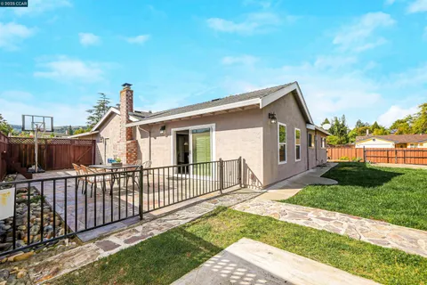 a view of a wooden fence