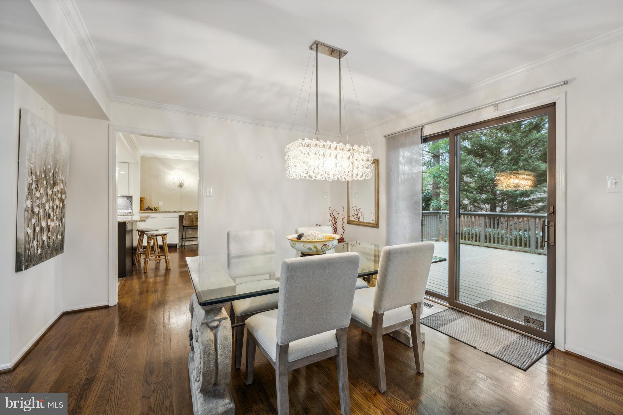 401 Millhouse Pond Chesterbrook, PA 19087 - Photo 12 of 44 Dining room with access to private deck