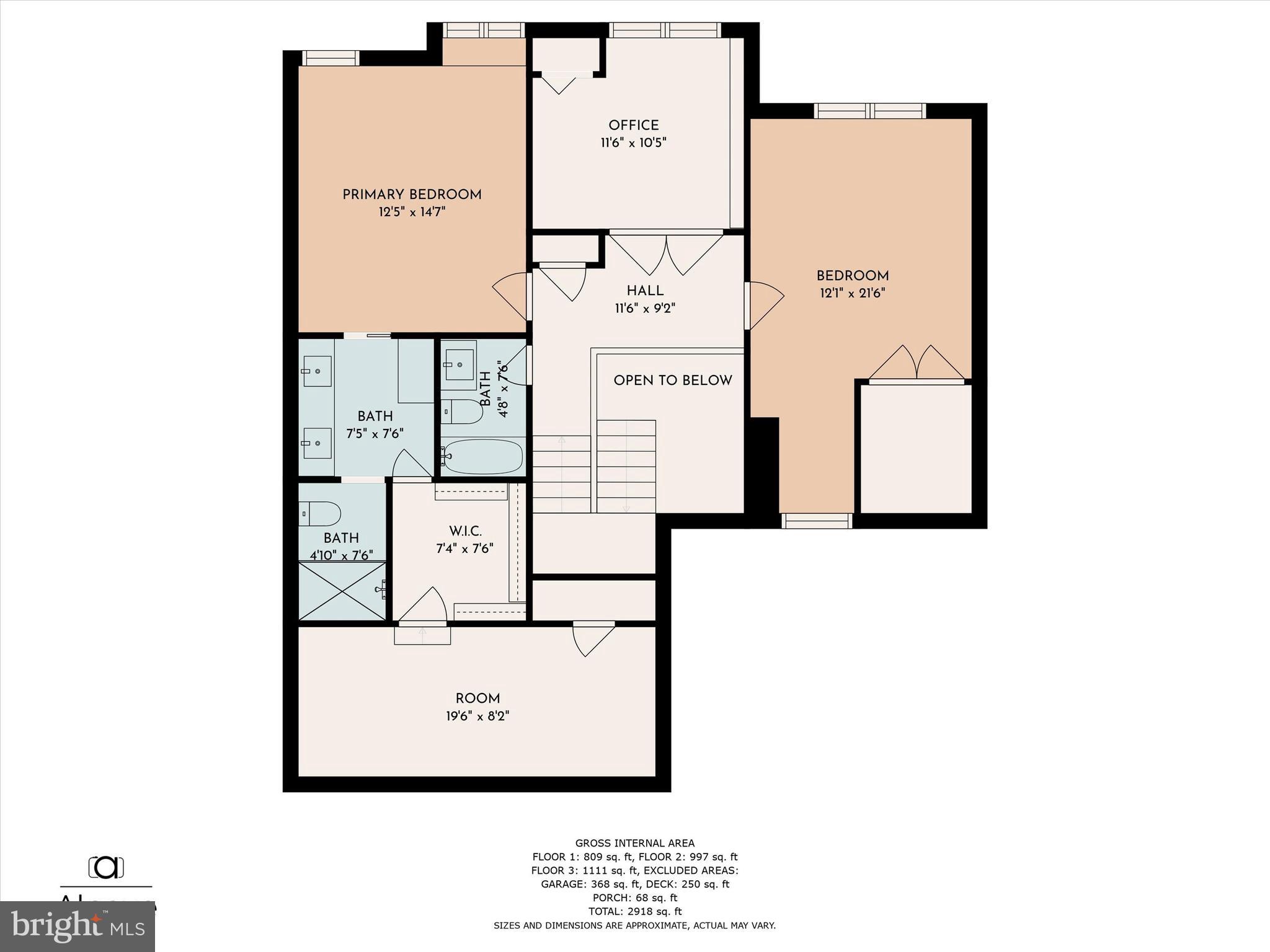 401 Millhouse Pond Chesterbrook, PA 19087 - Photo 43 of 44 Floor plan - second level