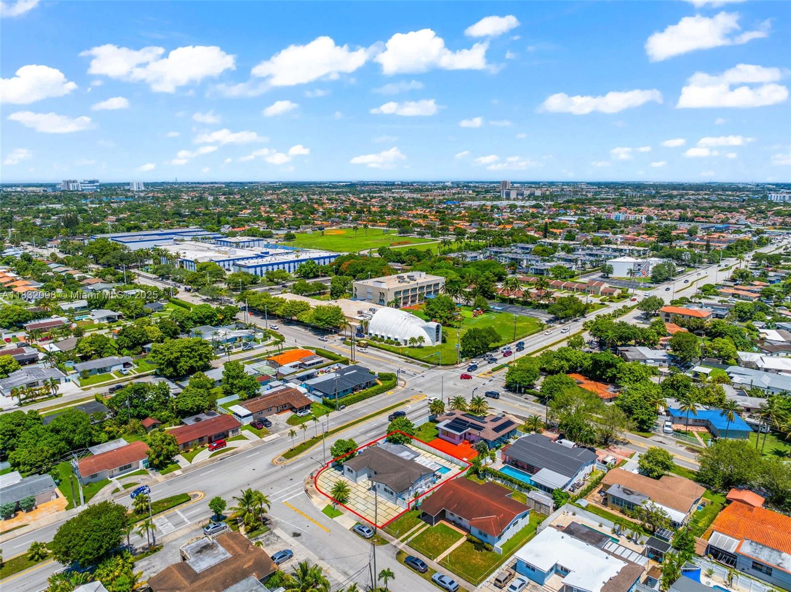 8631 Southwest 16th Terrace Miami, FL 33155 - Photo 43 of 61 an aerial view of multiple house