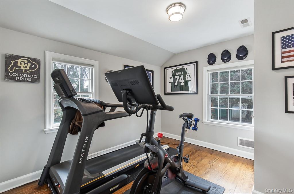 94 Round Hill Road Scarsdale, NY 10583 - Photo 31 of 46 An additional room on the second level (not included in the bedroom count) is currently utilized as a fitness room.