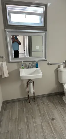 a close view of water heater