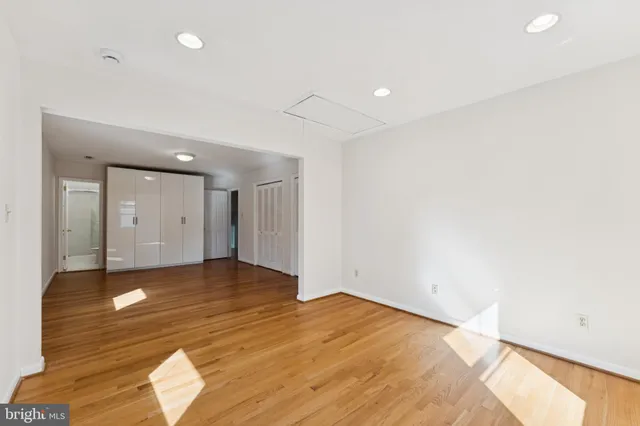 wooden floor in an empty room