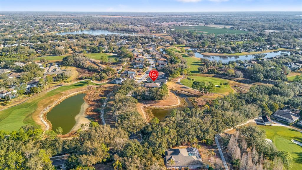 3408 Stonebridge Trail Valrico, FL 33596 - Photo 6 of 53 an aerial view of residential house with outdoor space and swimming pool