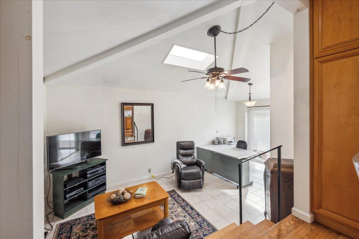 3726 Pasadena Drive San Mateo, CA 94403 - Photo 24 of 50 a bedroom with a bed and a tv