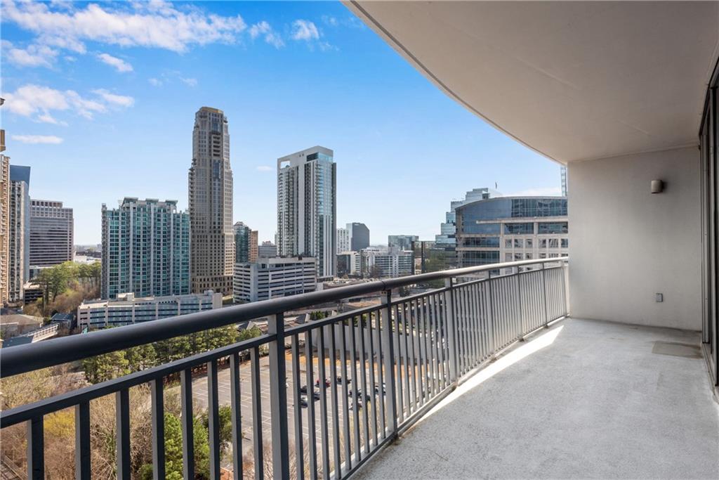3338 Peachtree Road Northeast, Unit 1706 Atlanta, GA 30326 - Photo 13 of 37 a view of city from balcony