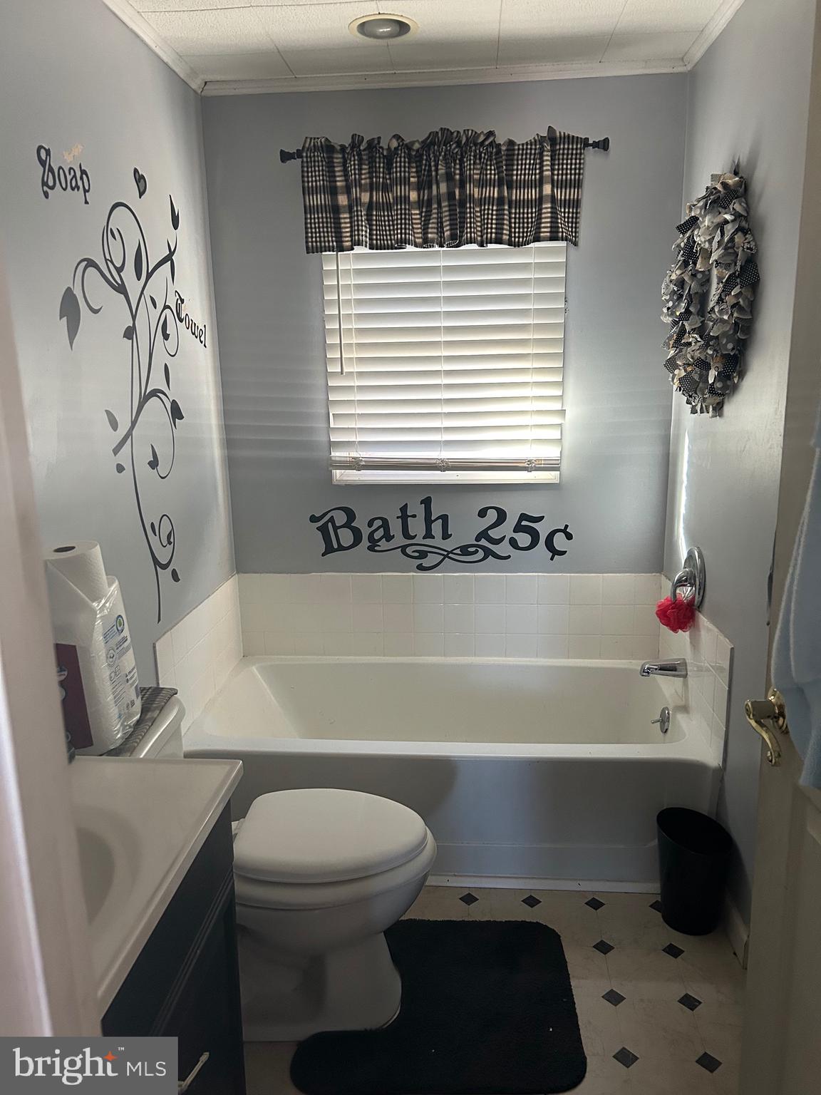 30423 Baynard Road Trappe, MD 21673 - Photo 22 of 25 a bathroom with a sink a toilet and a bathtub