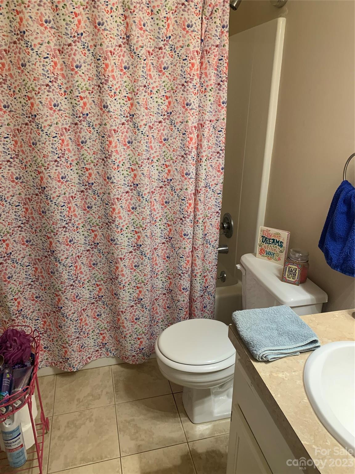 402 Split Oak Trail Gastonia, NC 28052 - Photo 23 of 23 a bathroom with a granite countertop toilet and a sink