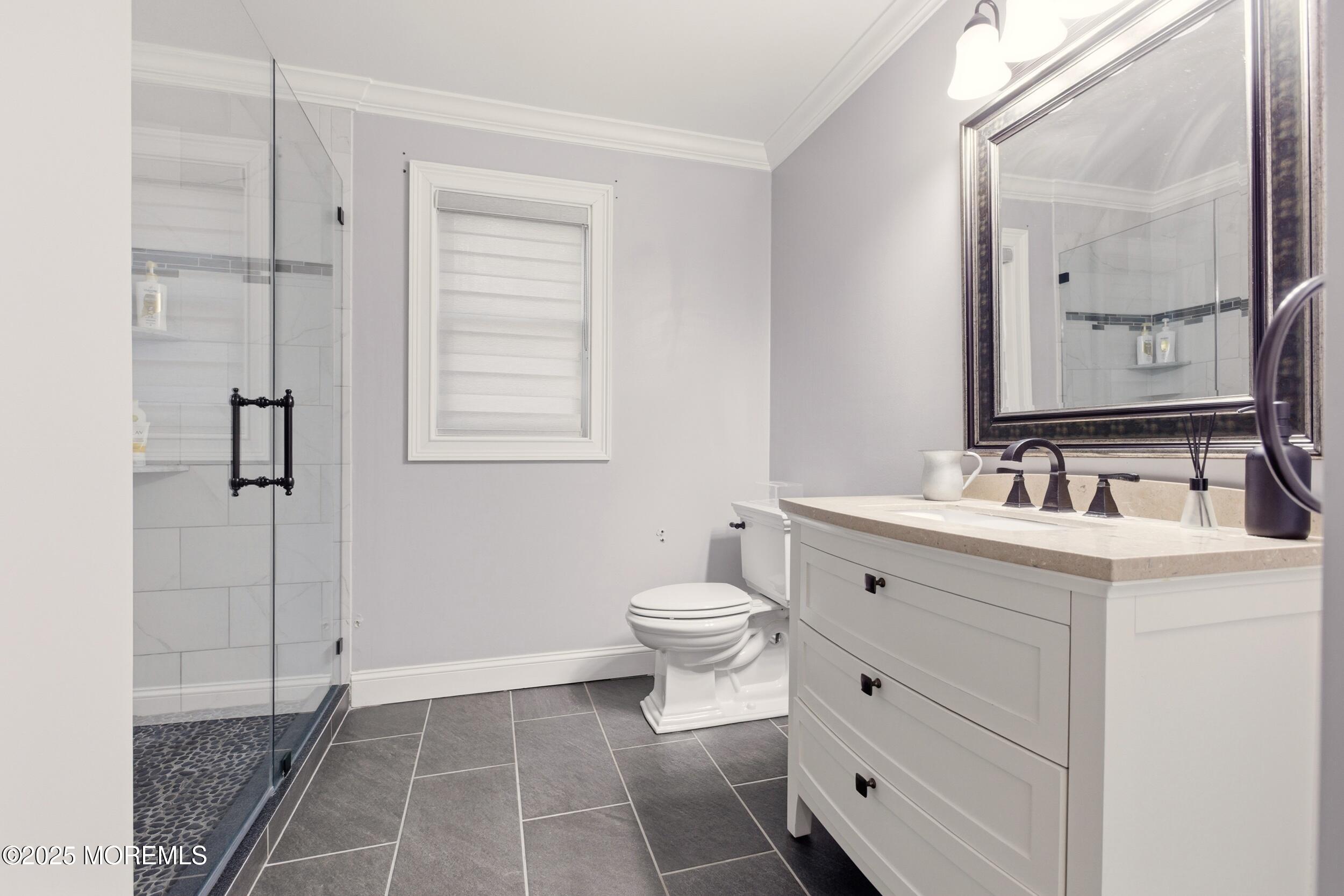 5 Overlook Drive Jackson, NJ 08527 - Photo 34 of 56 a bathroom with a double vanity sink mirror and toilet