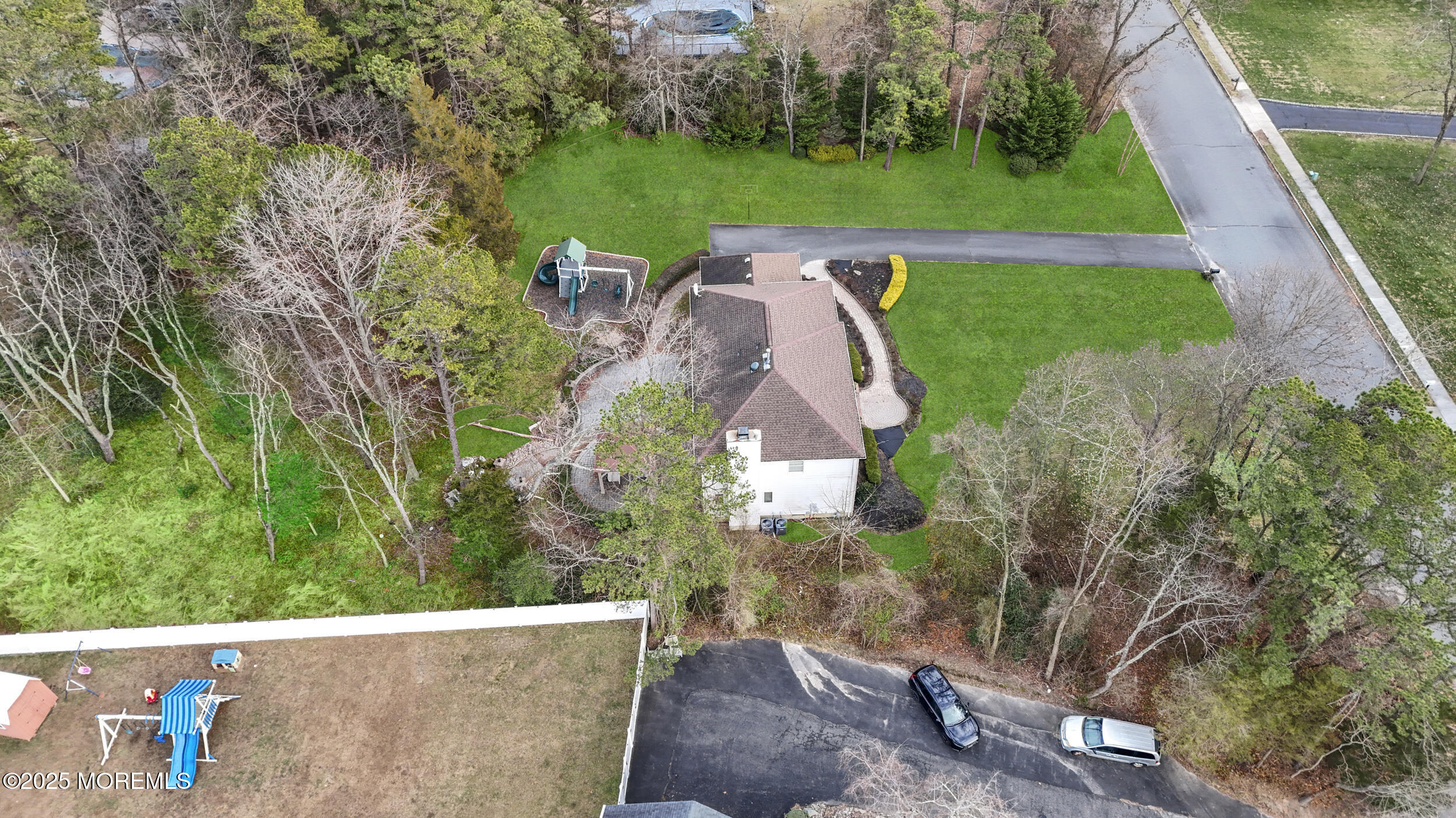 5 Overlook Drive Jackson, NJ 08527 - Photo 48 of 56 an aerial view of a house with a yard and lake view