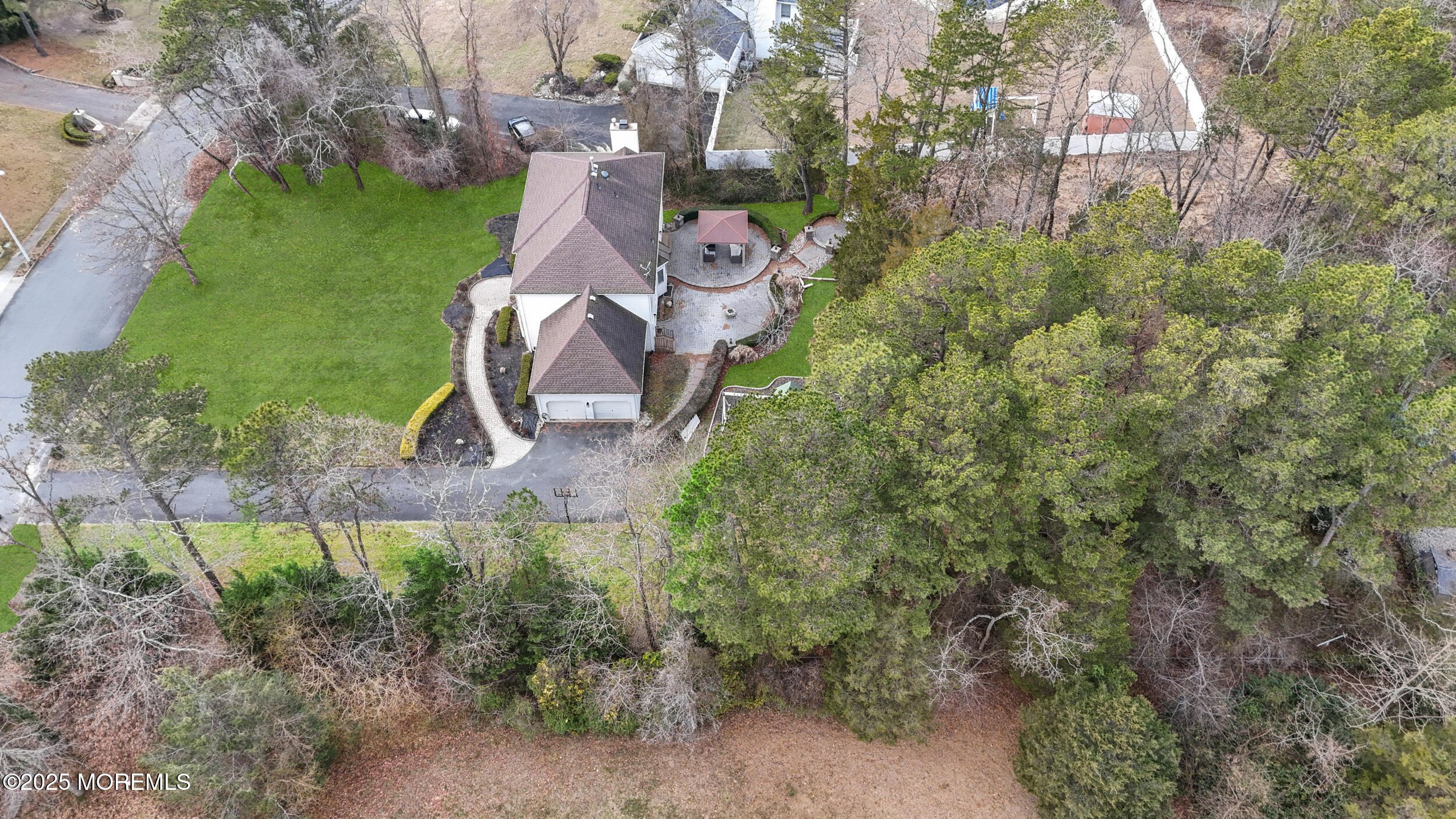 5 Overlook Drive Jackson, NJ 08527 - Photo 52 of 56 an aerial view of a house with a yard and lake view