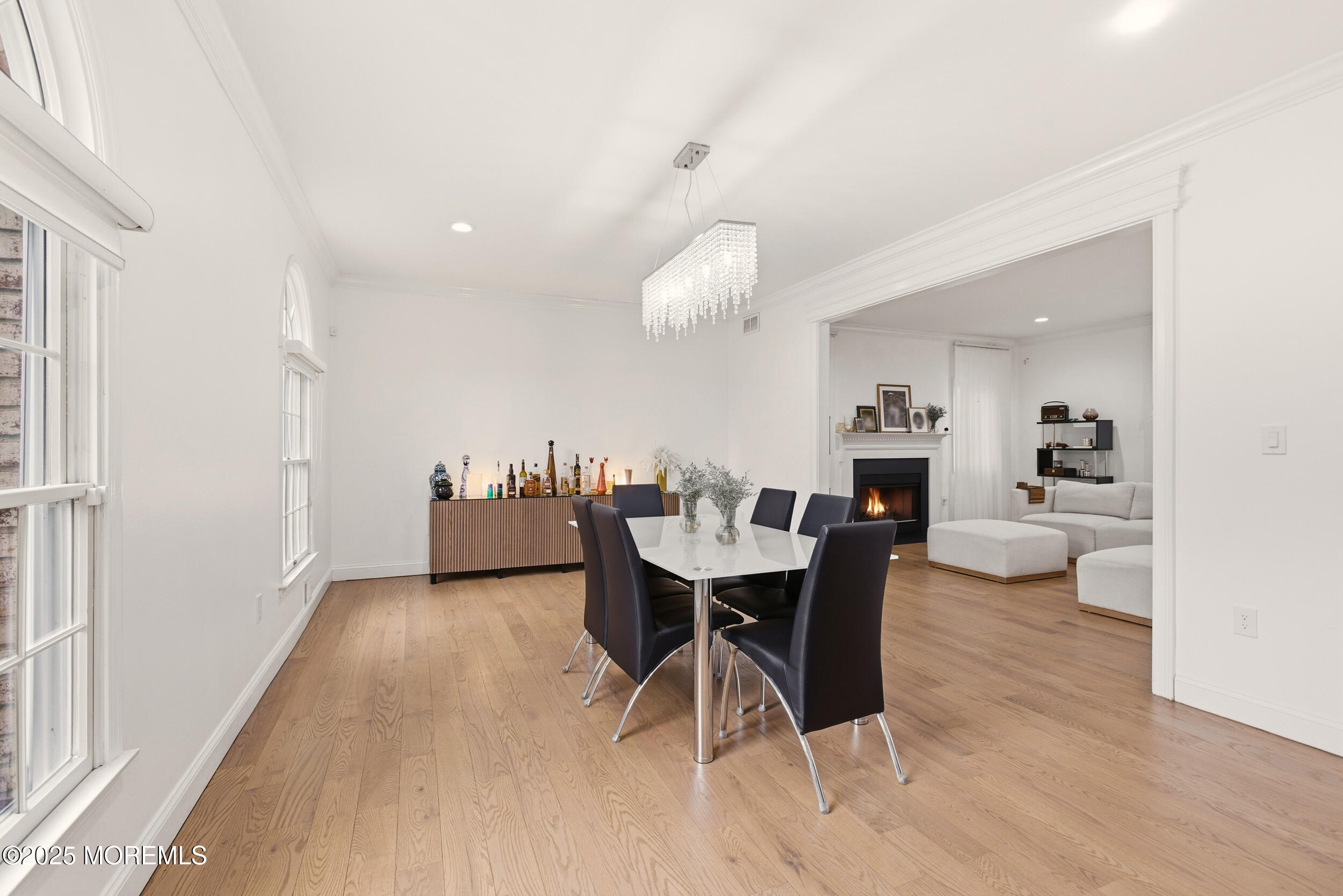 5 Overlook Drive Jackson, NJ 08527 - Photo 8 of 56 a dining room with furniture and a chandelier