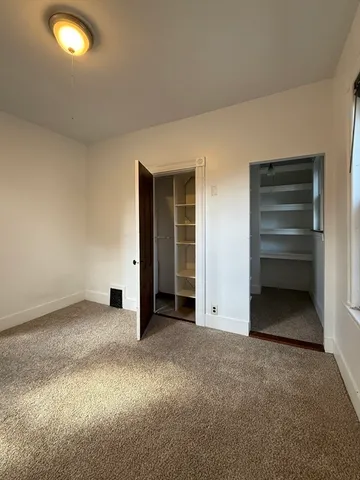 an empty room with a empty space