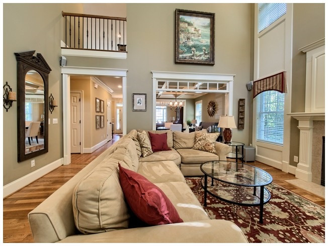 9709 Bailey Grove Court Raleigh, NC 27613 - Photo 11 of 25 View of family room looking towards the front of the house. Family Room