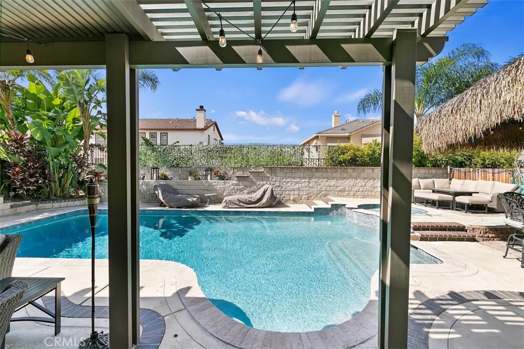 20890 Westbury Road Riverside, CA 92508 - Photo 50 of 51 Covered Patio Pool View