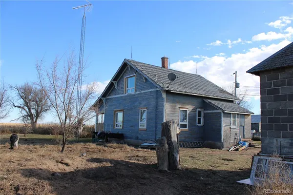 a view of a house with a patio