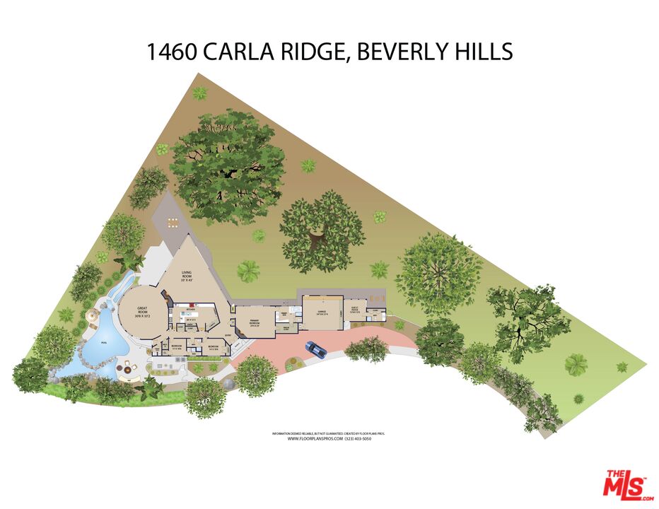 1460 Carla Ridge Beverly Hills, CA 90210 - Photo 20 of 20 a picture of a book in a big yard