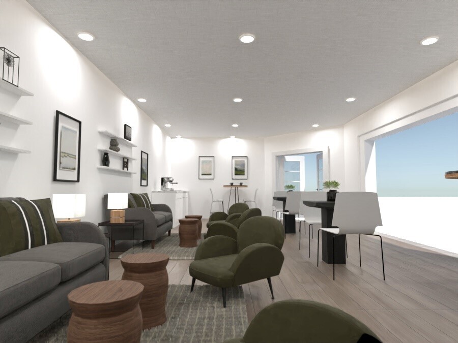 5 Cherry Brook Road, Unit 3 Canton, CT 06019 - Photo 4 of 9 a living room with furniture a wooden floor and a chandelier