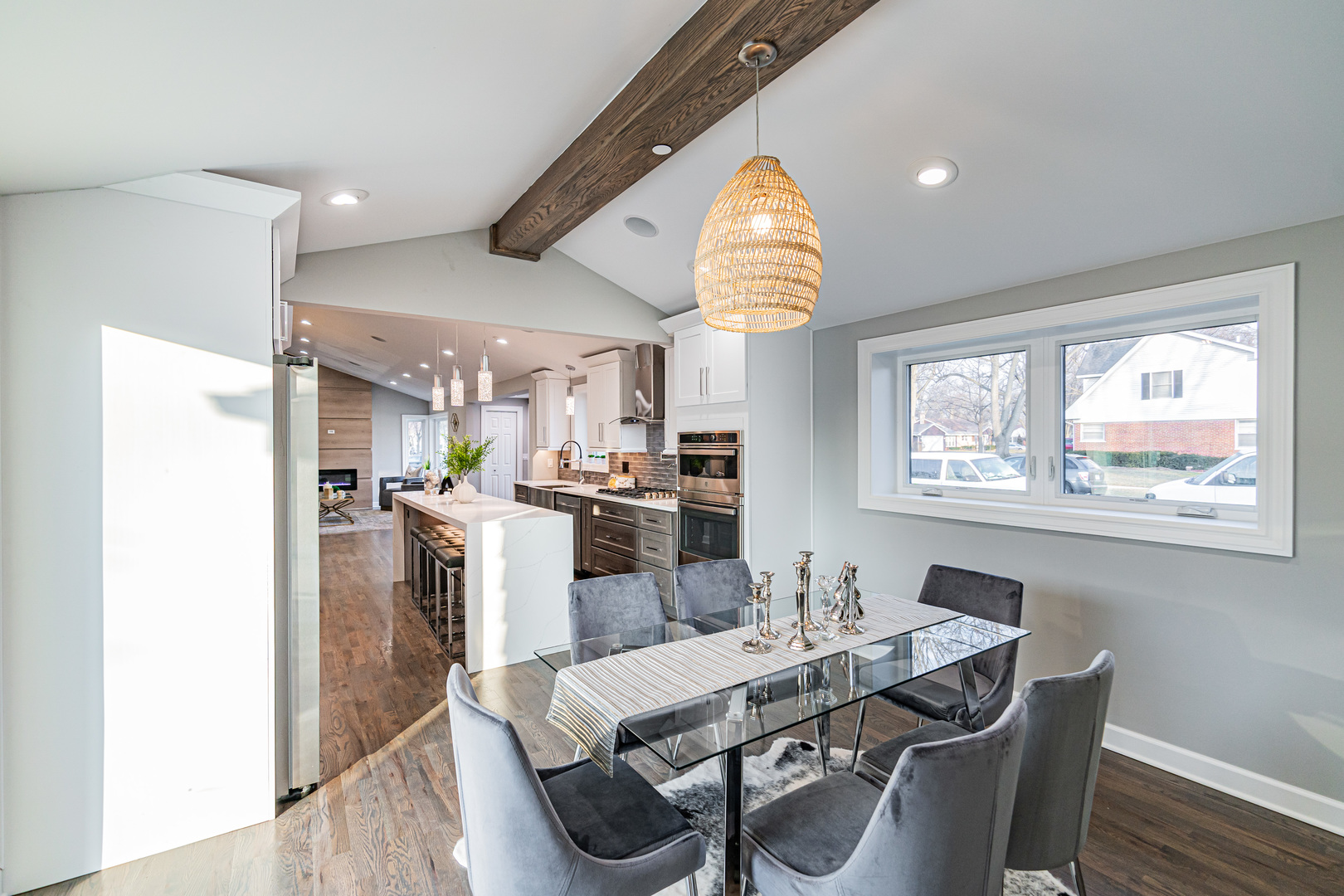 1621 South Grace Avenue Park Ridge, IL 60068 - Photo 14 of 29 a view of a dining room with furniture and a large window