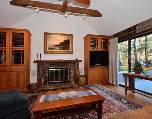 3 Meadow Road Darien, CT 06820 - Photo 5 of 20 a living room with furniture and a fireplace
