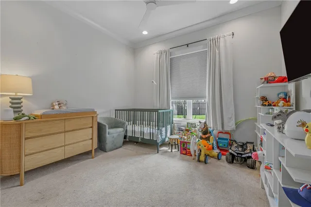 a view of a room with baby toys