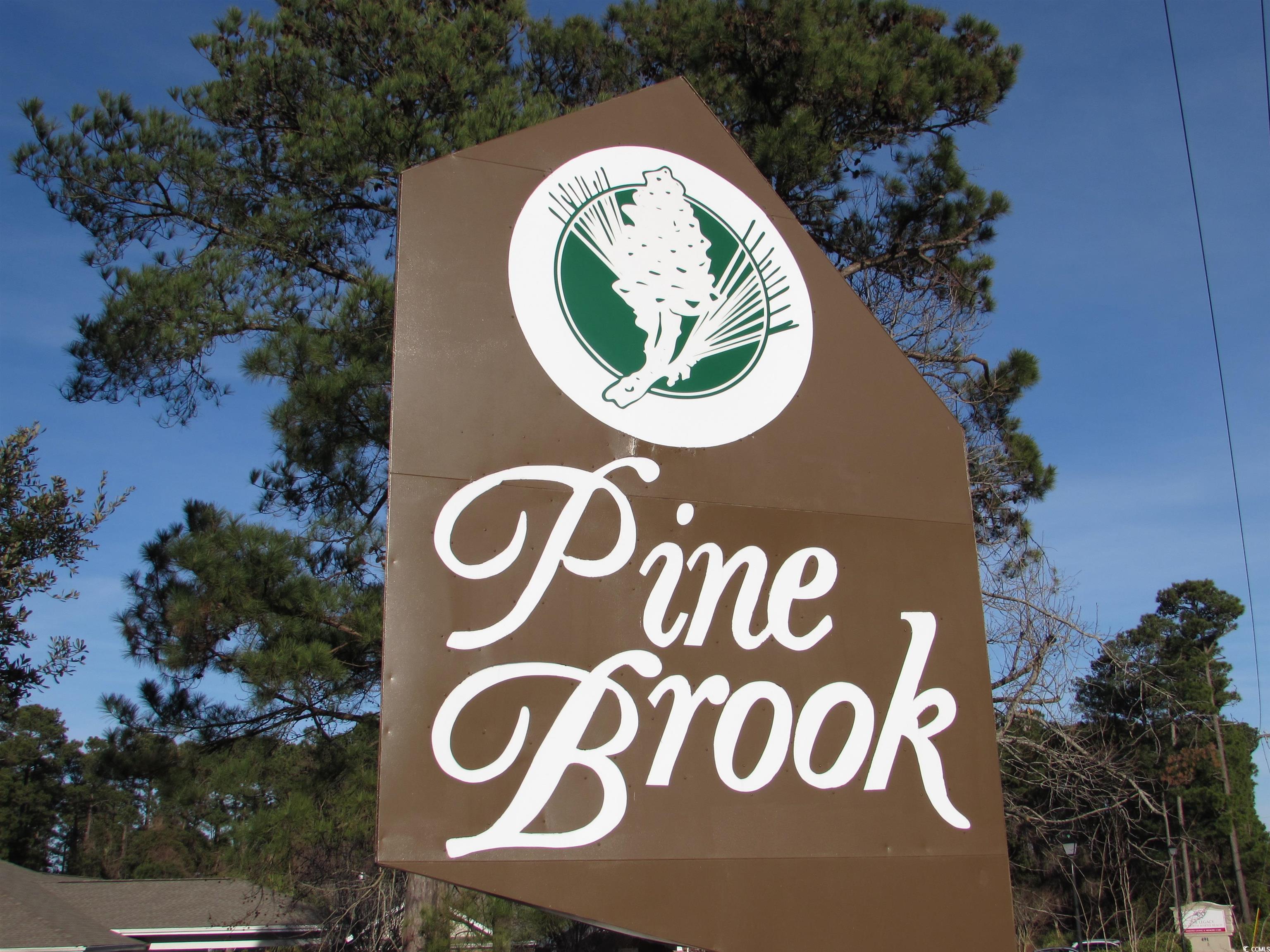 3931 Pinebrook Circle Little River, SC 29566 - Photo 32 of 32 Pinebrook community sign